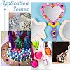 Fingerinspire 16Pcs 2 Colors Extra Large Jewelry Sticker TACR-FG0001-14-5