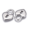 304 Stainless Steel Pendants STAS-F249-22P-03-2