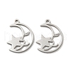 Non-Tarnish 304 Stainless Steel Charms STAS-L022-215P-1