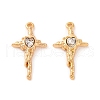 Alloy Crystal Rhinestone Pendants ALRI-M021-06-1