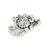 Tibetan Style Alloy Pendants PALLOY-P310-01B-AS-2