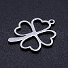 Non-Tarnish 304 Stainless Steel Hollow Pendants A-STAS-Q201-JN296-1-2