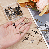 UNICRAFTALE 45Pcs 3 Colors Tibetan Style Alloy Pendants TIBEP-UN0001-23-3