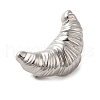 Alloy Croissant Brooch Pin JEWB-F019-01P-3