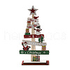 Christmas Theme Wood Display Decorations DJEW-G041-01B-1