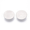 304 Stainless Steel Brooch Cabochon Settings STAS-E547-08I-P-1