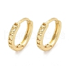 Heart Brass Hoop Earrings EJEW-Z102-21G-4