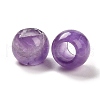 Natural Amethyst European Beads X-G-R488-01Q-3