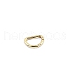 D-shaped Zinc Alloy Spring Ring Clasps PW-WGC1CD5-02-1