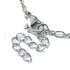 316 Surgical Stainless Steel Figaro Chain Bracelets for Women BJEW-D023-03P-3