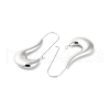 304 Stainless Steel Hoop Earrings EJEW-M249-04P-2