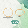 Unicraftale 40Pcs 304 Stainless Steel Linking Ring FIND-UN0003-64-3