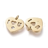 316 Surgical Stainless Steel Charms STAS-I164-036G-3