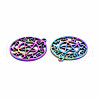 201 Stainless Steel Hollow Pendants STAS-S119-151M-3