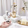 Iron Rotating Tealight Candle Holder AJEW-FG0001-19P-5