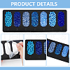 BENECREAT 4Pcs Acrylic Bead Design Boards FIND-BC0013-08A-4