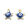 304 Stainless Steel Evil Eye Enamel Charms STAS-G302-04G-04-1