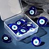 12Pcs 3 Style Handmade Lampwork Evil Eye Pendants LAMP-LS0001-15-5