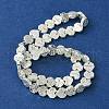 Electroplated Natural Lava Rock Beads Strands G-H303-A09-S01-3