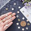 SUPERFINDINGS 320Pcs 4 Colors Ideas for Valentines Day Gifts Tibetan Style Alloy Charms FIND-FH0001-40-4