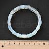 Sqaure Opalite Beads Stretch Bracelets for Women Men BJEW-C097-06X-5