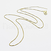 925 Sterling Silver Box Chain Necklaces STER-F039-45cm-05G-1
