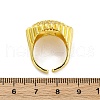 Brass Micro Pave Clear Cubic Zirconia Cuff Rings for Wome RJEW-Q009-02G-4
