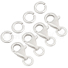GOMAKERER 4Pcs 925 Sterling Silver Lobster Claw Clasps STER-GO0001-40B-1