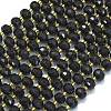 Natural Obsidian Beads Strands G-K389-E57-01-1