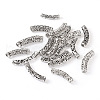 Kissitty 18pcs 9 style Tibetan Style Alloy Tube Beads FIND-KS0001-27-3
