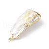 Natural Baroque Keshi Pearl Pendants SHEL-F005-07LG-4