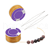  2 Rolls Special Coated Polyester Beading Threads OCOR-NB0002-06D-7