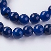 Natural Agate Beads Strands X-G-G583-8mm-12-3