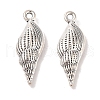 Spiral Shell Tibetan Style Alloy Pendants TIBEP-R344-40AS-LF-1