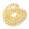Electroplate Glass Beads Strands EGLA-G038-01A-HP02-2