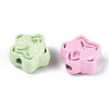 Baking Paint Alloy Beads PALLOY-T090-68-2