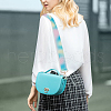 WADORN 2Pcs 2 Style Polyester & Nylon Adjustable Webbing Bag Straps FIND-WR0010-18-7