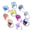 Electroplate Glass Charms X-GLAA-P049-C-1