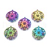 Ion Plating(IP) 201 Stainless Steel Pendant STAS-B027-12MC-3
