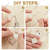 SUNNYCLUE DIY Rhombus Wine Glass Charm Tags Making Kit DIY-SC0018-63-4
