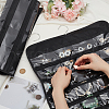 Fingerinspire 2Pcs 2 Styles Rectangle Foldable Non-woven Fabric Jewelry Roll AJEW-FG0003-97-3