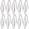 SUNNYCLUE 80Pcs 316 Surgical Stainless Steel Earring Hooks STAS-SC0005-65-1