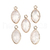Natural Quartz Crystal Faceted Pendants G-G193-01G-07-1