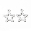 Spray Painted 201 Stainless Steel Charms STAS-I672-14B-2