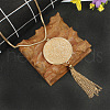 Alloy Disc Pendant Tassel Necklaces FS-WGC2B9A-01-1