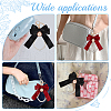 Beebeecraft 2Pcs 2 Colors Polyester Keychains KEYC-BBC0001-04B-6