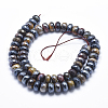Electroplate Natural Tiger Eye Beads Strands G-K256-01C-2