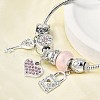 Alloy European Beads Charm Bracelets BJEW-F495-05P-5