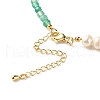 Natural Pearl Beaded Necklace NJEW-JN03765-03-6