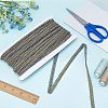 Lace Trim Polyester Ribbon for Jewelry Making OCOR-WH0071-007A-5